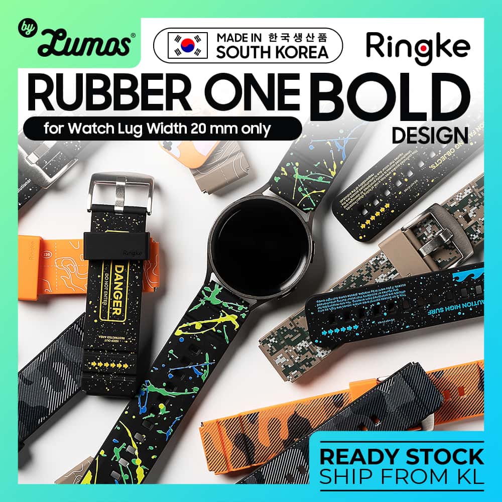 RINGKE RUBBER ONE BOLD Band For Watch Samsung Galaxy Watch Series