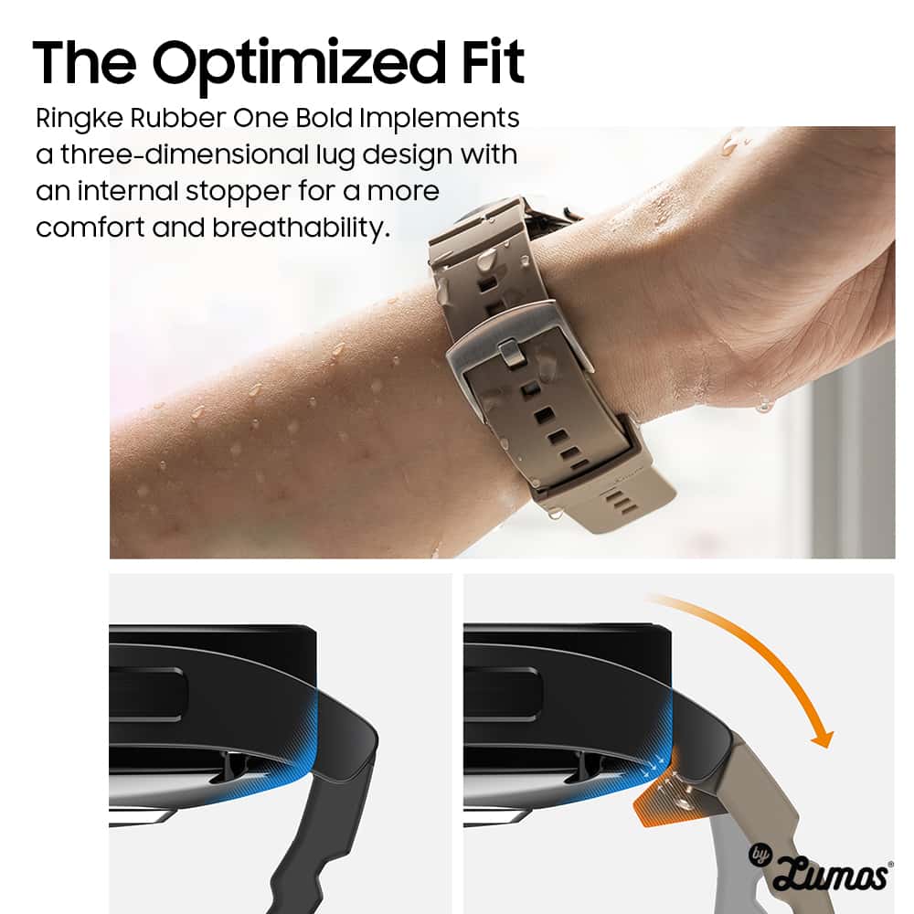 RINGKE RUBBER ONE BOLD Band For Watch Samsung Galaxy Watch Series