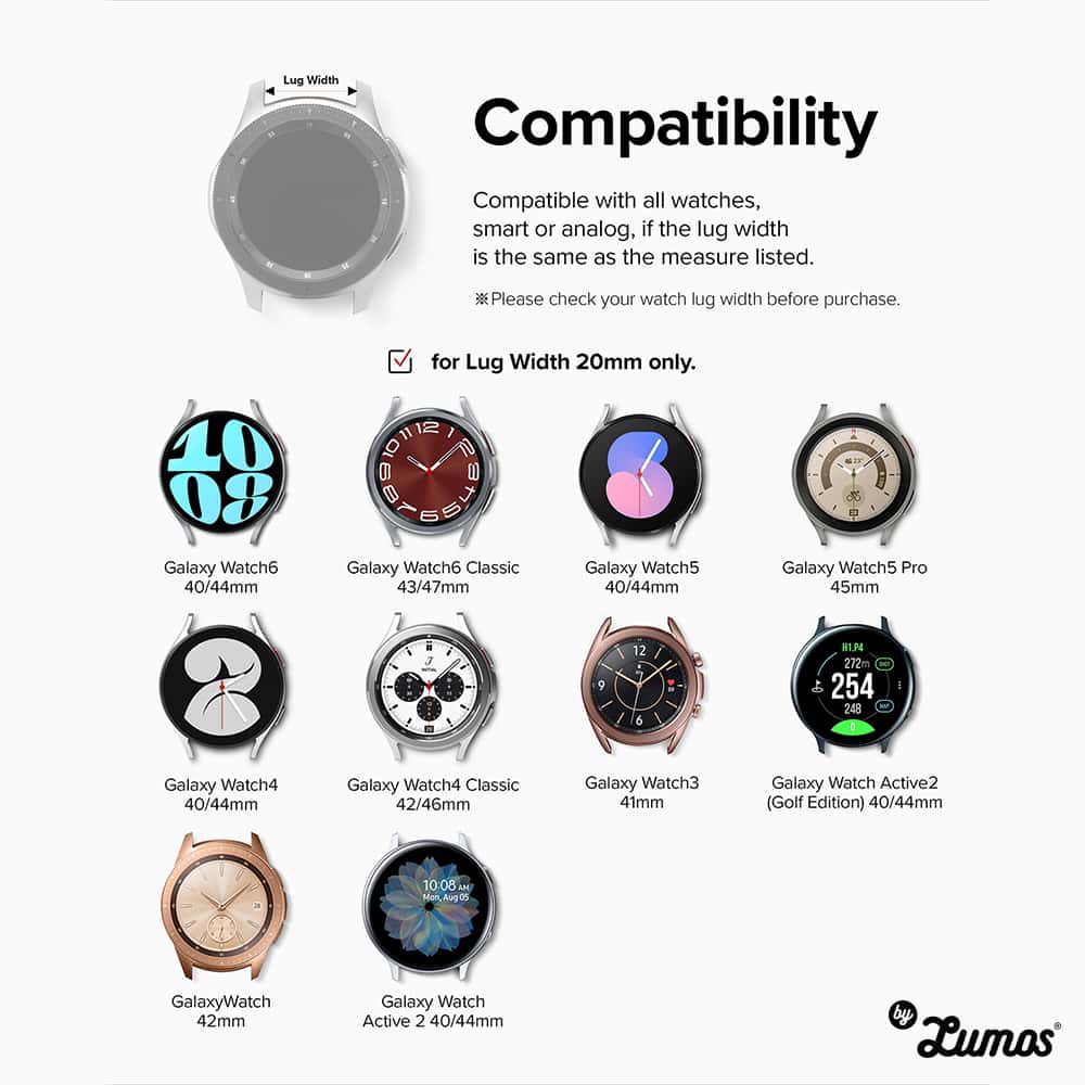 RINGKE RUBBER ONE BOLD Band For Watch Samsung Galaxy Watch Series
