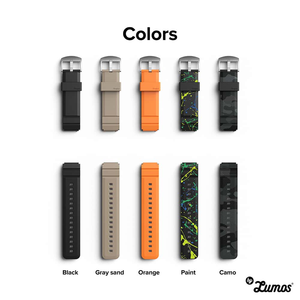 RINGKE RUBBER ONE BOLD Band For Watch Samsung Galaxy Watch Series