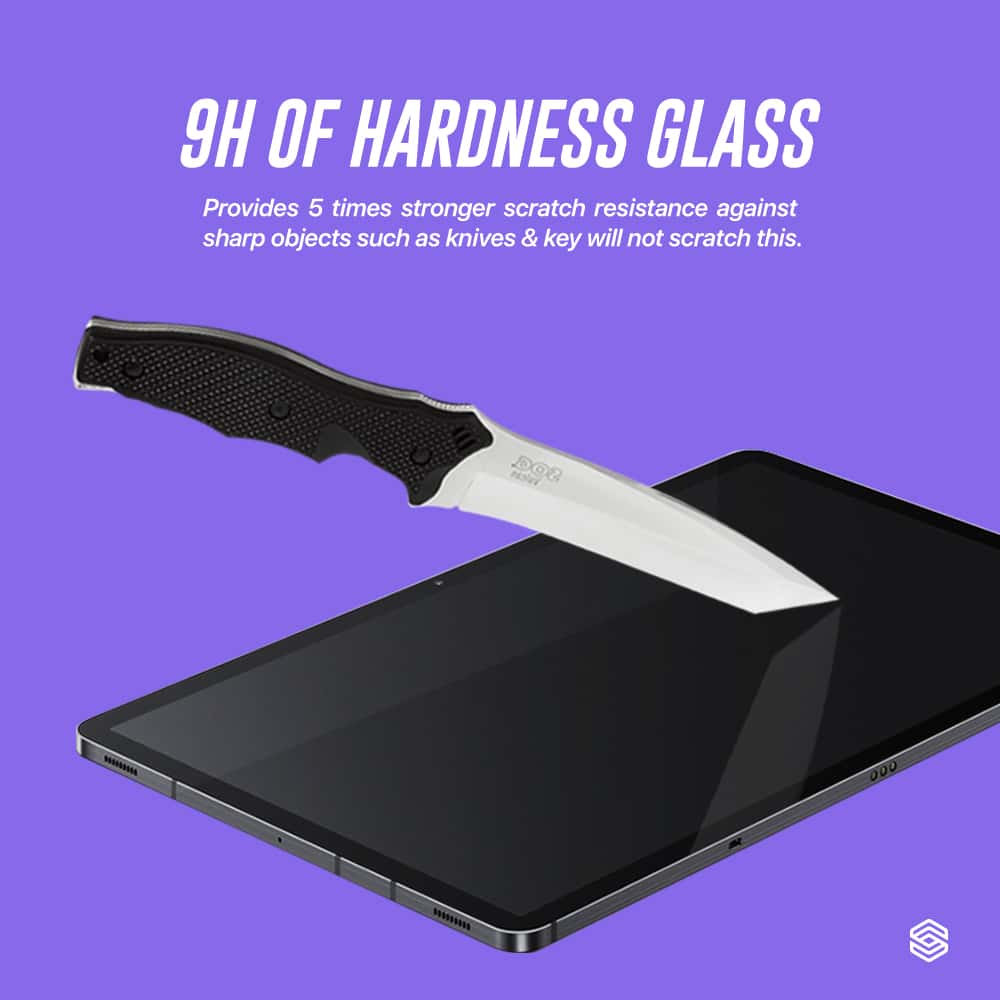 SIEGE GLASTIMATE FULL HD CLEAR FULL COVERAGE SCREEN PROTECTOR For Samsung Galaxy Tab S9