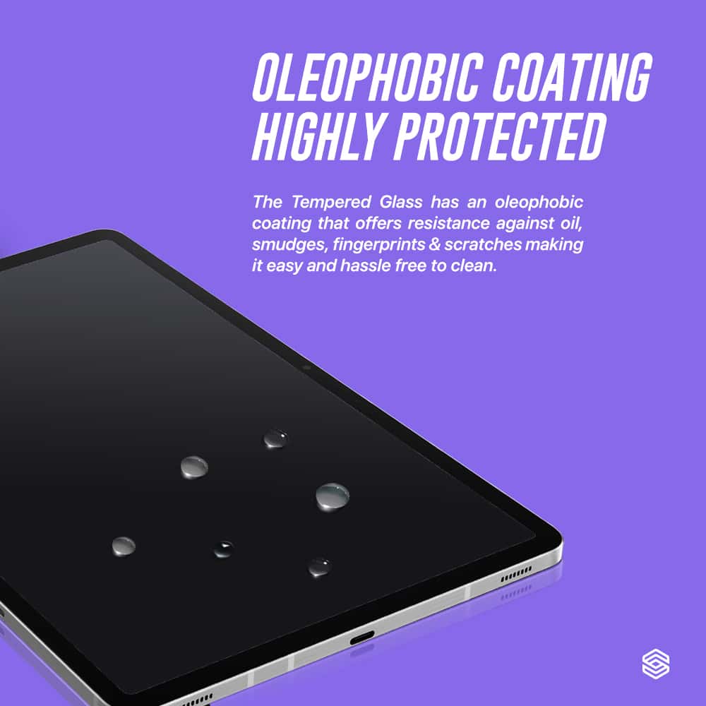 SIEGE GLASTIMATE FULL HD CLEAR FULL COVERAGE SCREEN PROTECTOR For Samsung Galaxy Tab S9