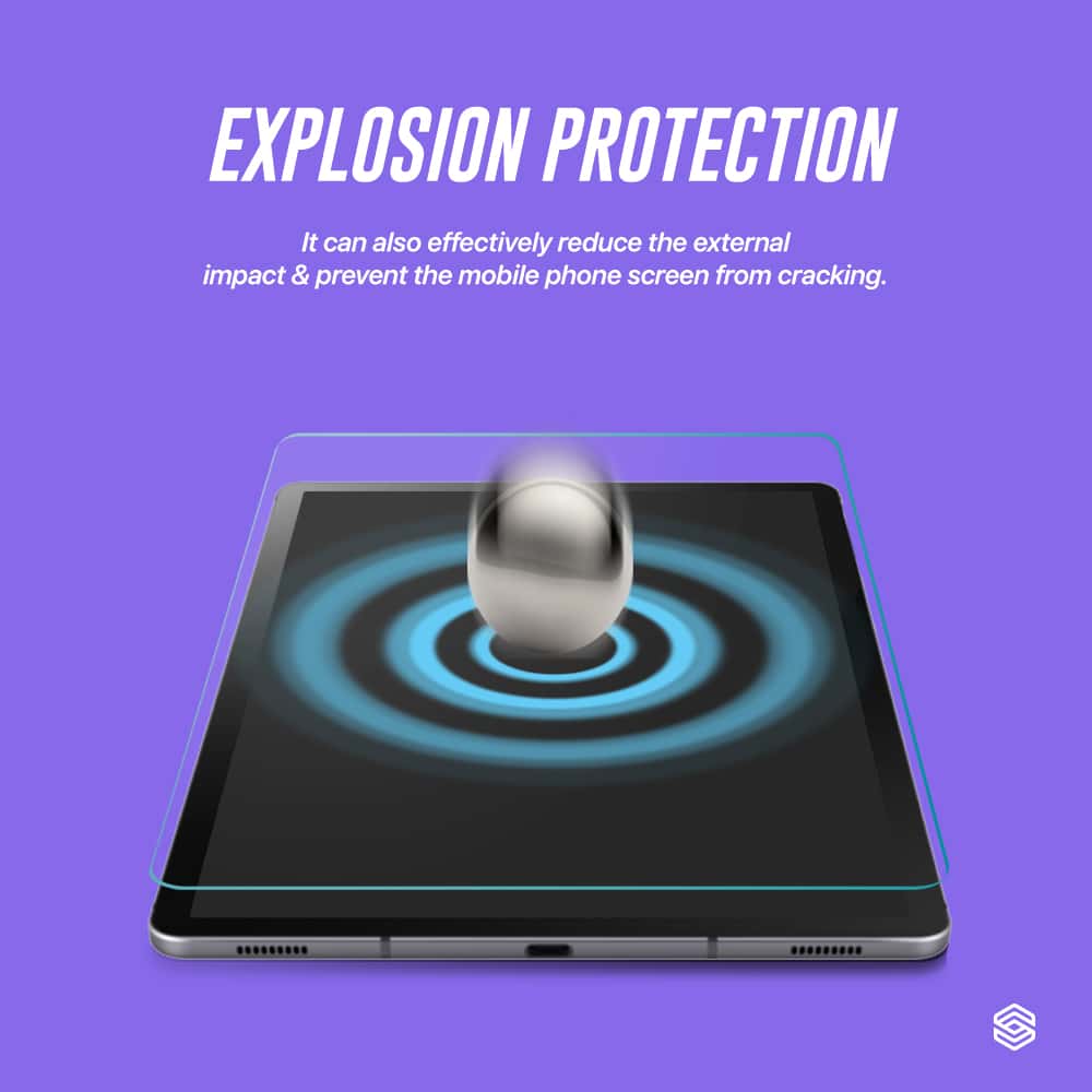 SIEGE GLASTIMATE FULL HD CLEAR FULL COVERAGE SCREEN PROTECTOR For Samsung Galaxy Tab S9