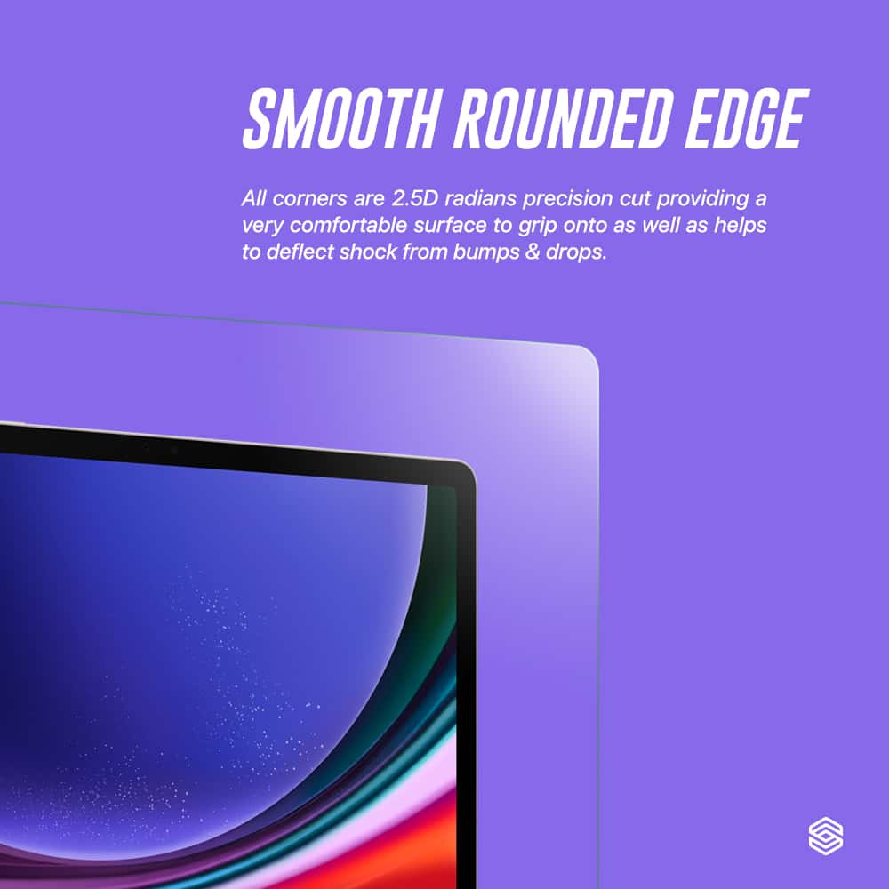SIEGE GLASTIMATE FULL HD CLEAR FULL COVERAGE SCREEN PROTECTOR For Samsung Galaxy Tab S9