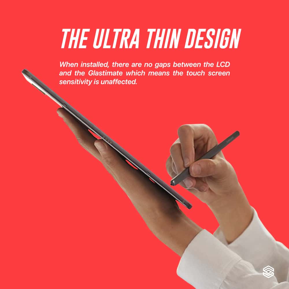 SIEGE GLASTIMATE FULL HD CLEAR FULL COVERAGE SCREEN PROTECTOR For Samsung Galaxy Tab S9 Plus