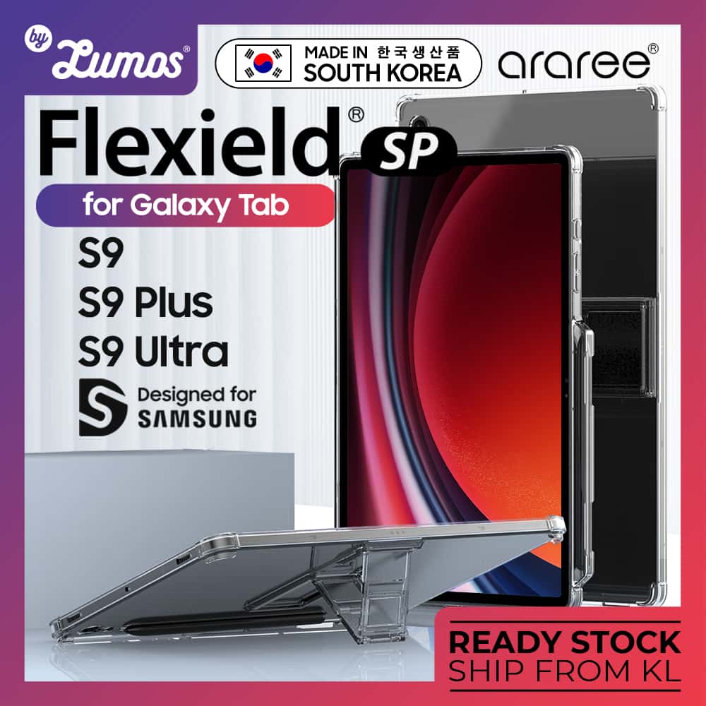 ARAREE FLEXIELD SP Samsung Galaxy Tab S9 / S9 Plus / S9 Ultra Stand Angle Control Full Coverage Protection