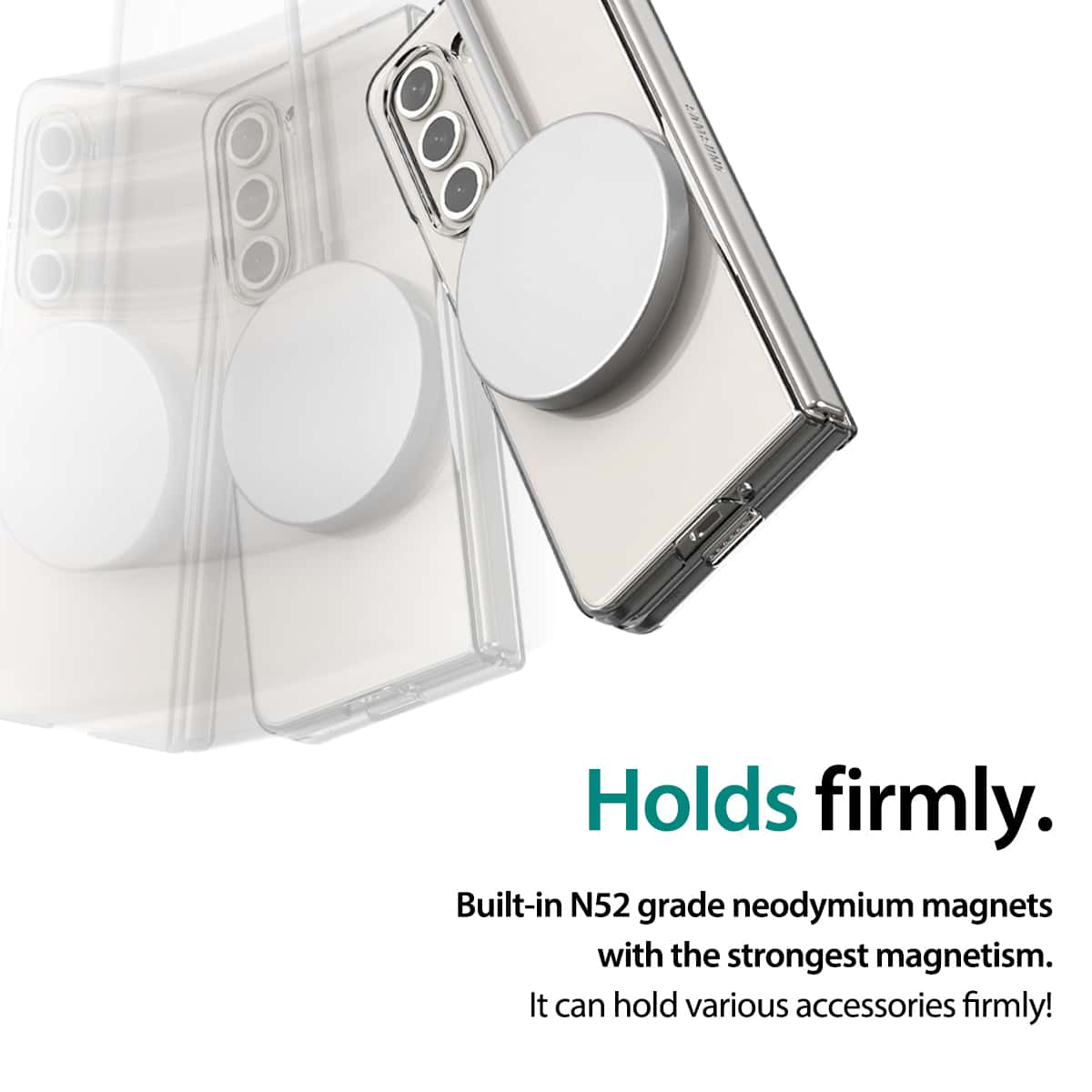 ARAREE SAMSUNG GALAXY Z FOLD 5 NUKIN M SERIES Simple Slim Transparent Full Cover Protective Case