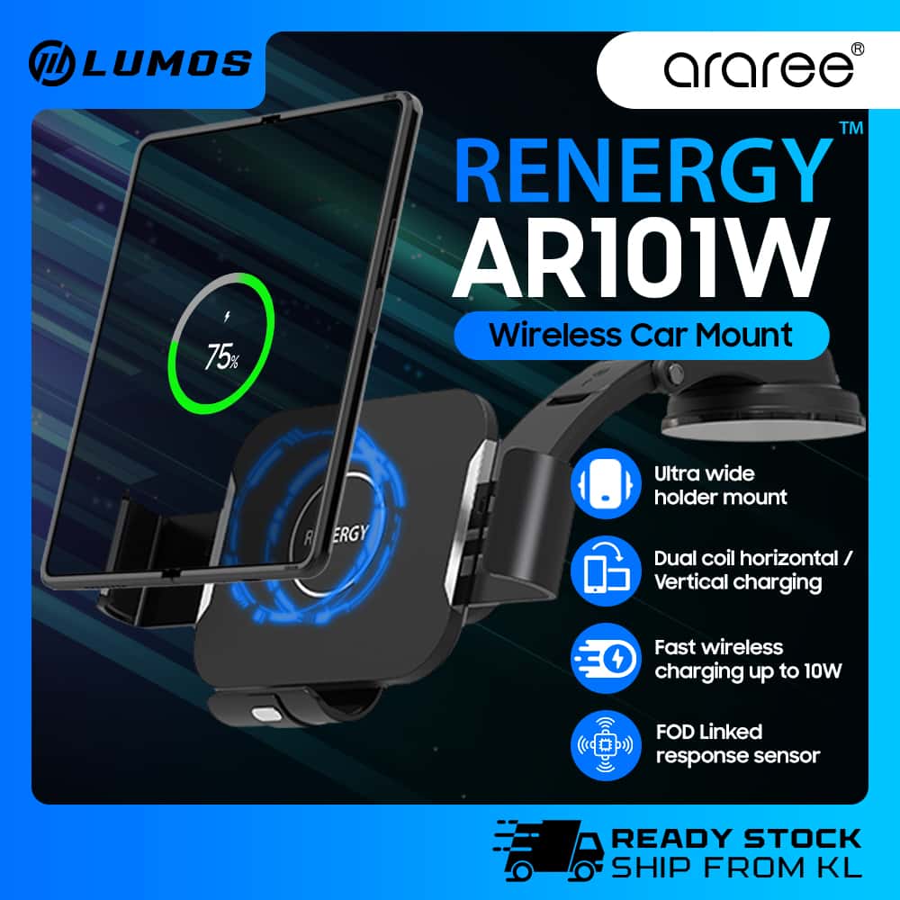 ARAREE RENERGY AF101W Fast Wireless Charging Car Mount