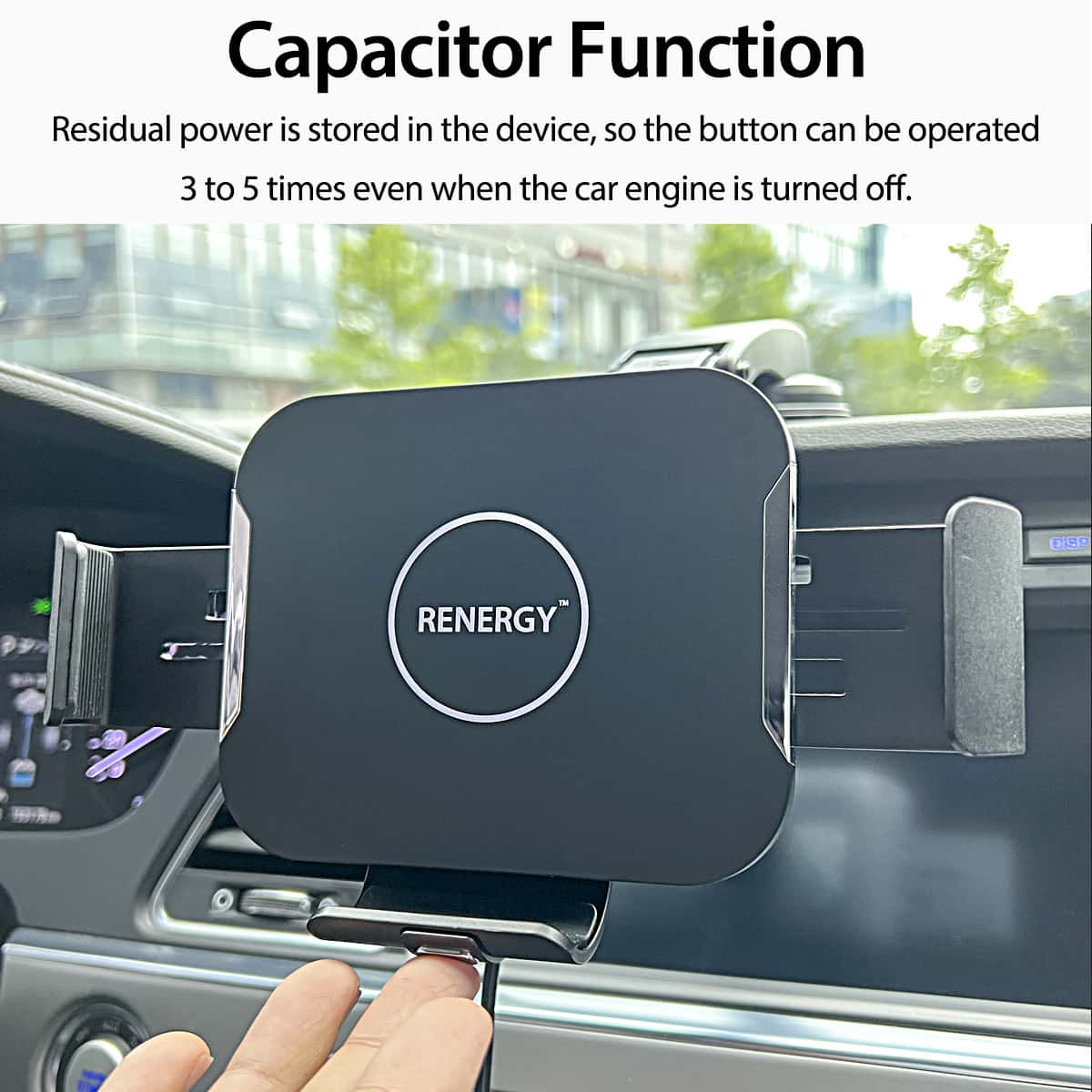 ARAREE RENERGY AF101W Fast Wireless Charging Car Mount