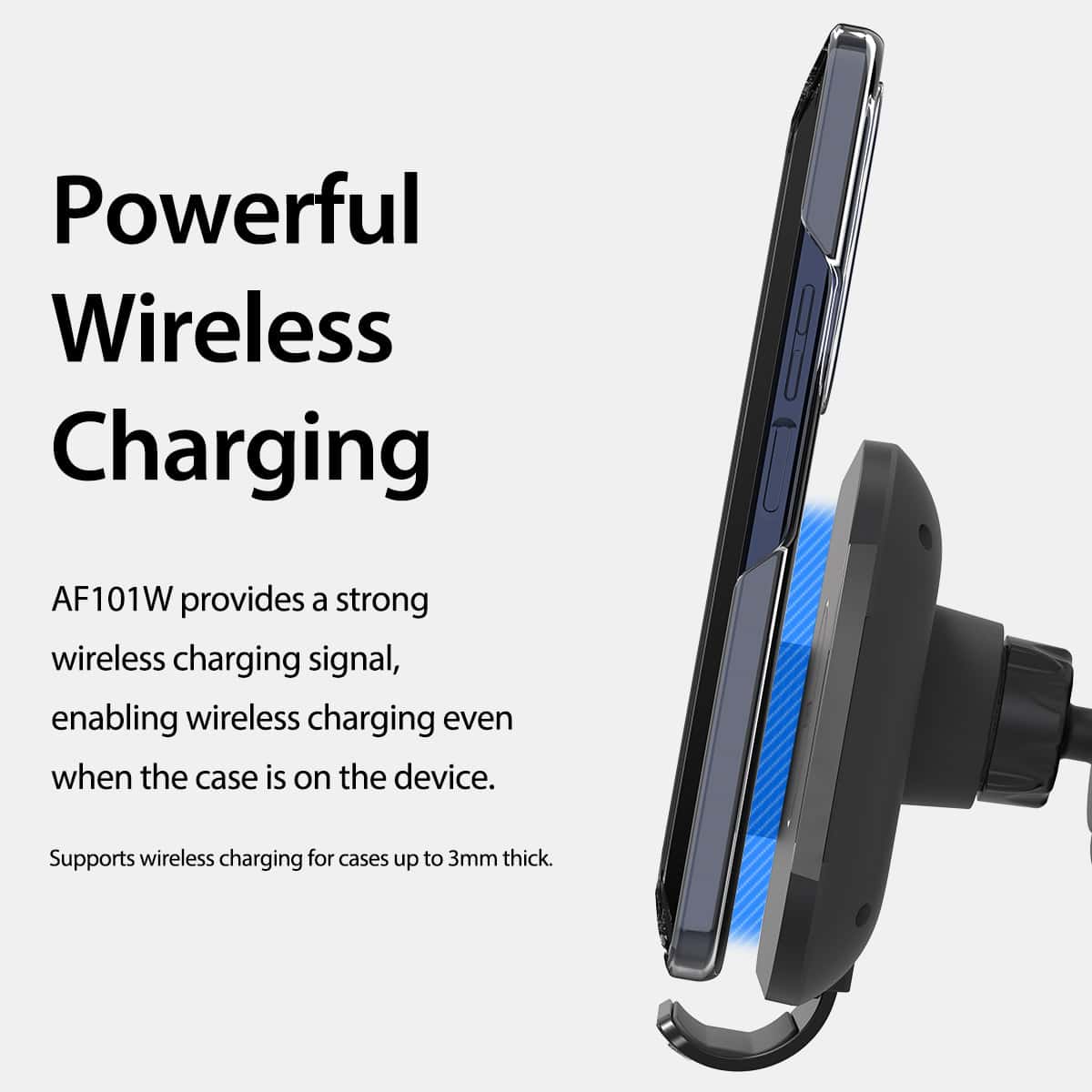 ARAREE RENERGY AF101W Fast Wireless Charging Car Mount