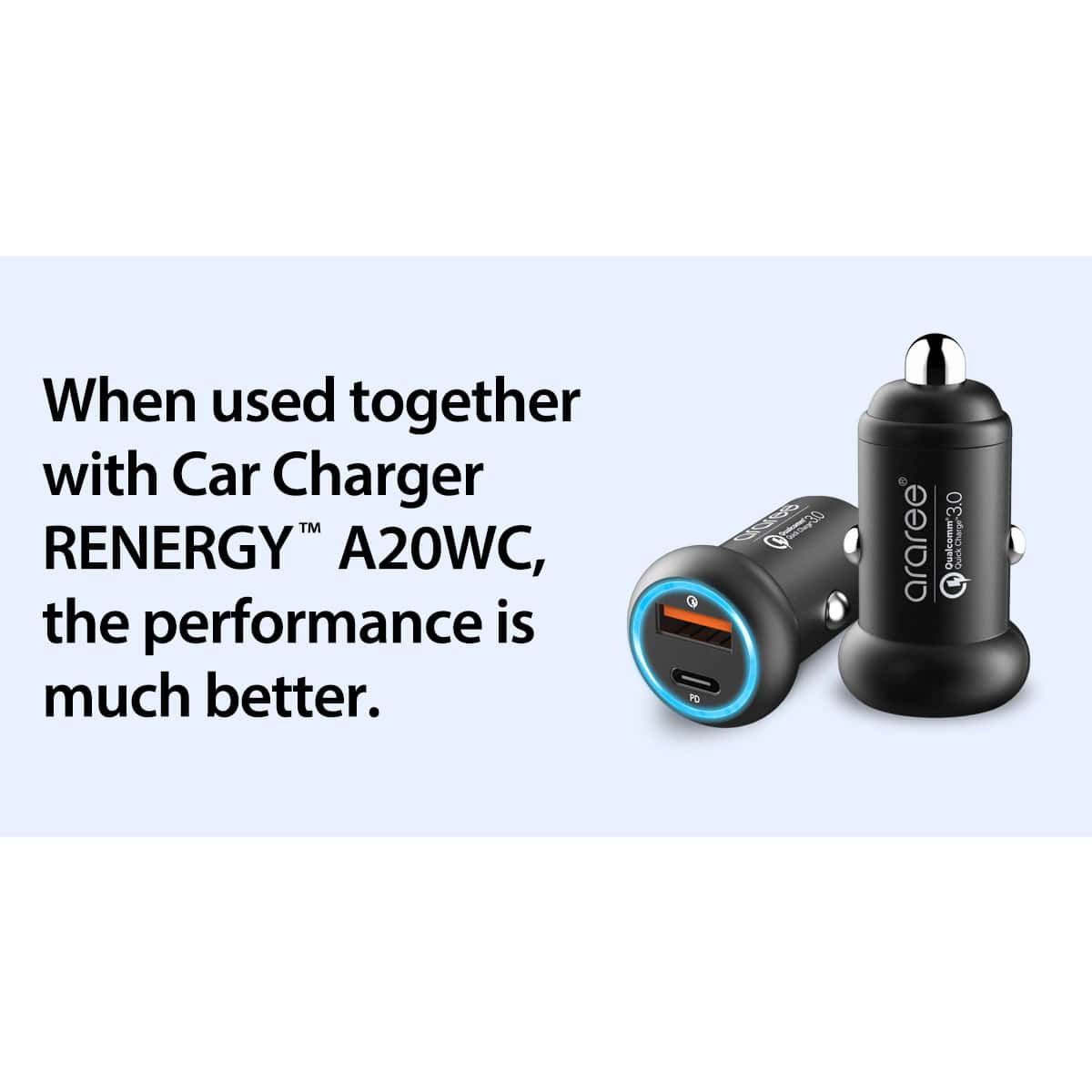 ARAREE RENERGY AF101W Fast Wireless Charging Car Mount