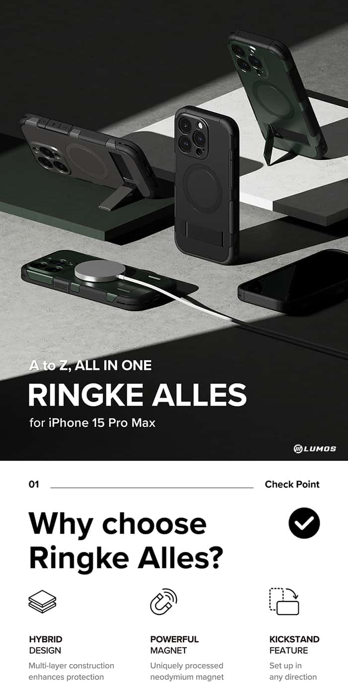 RINGKE ALLES For iPhone 15 Pro / 15 Pro Max Protective Phone Case