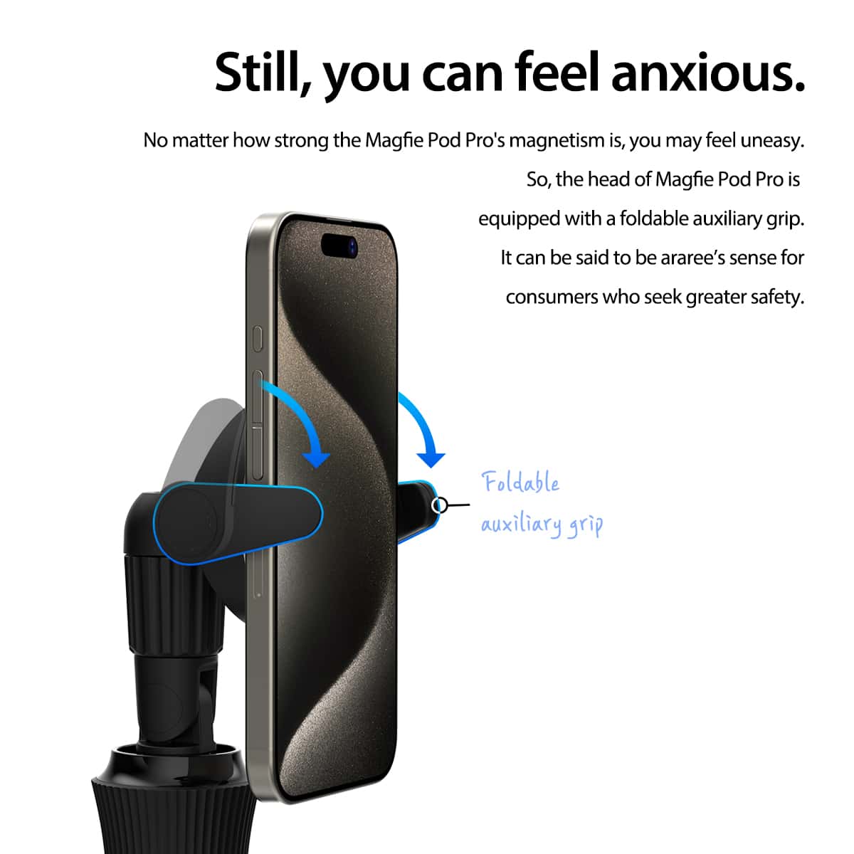 ARAREE MAGFIE POD PRO Selfie Stick Magnet Tripod Bluetooth 5.0