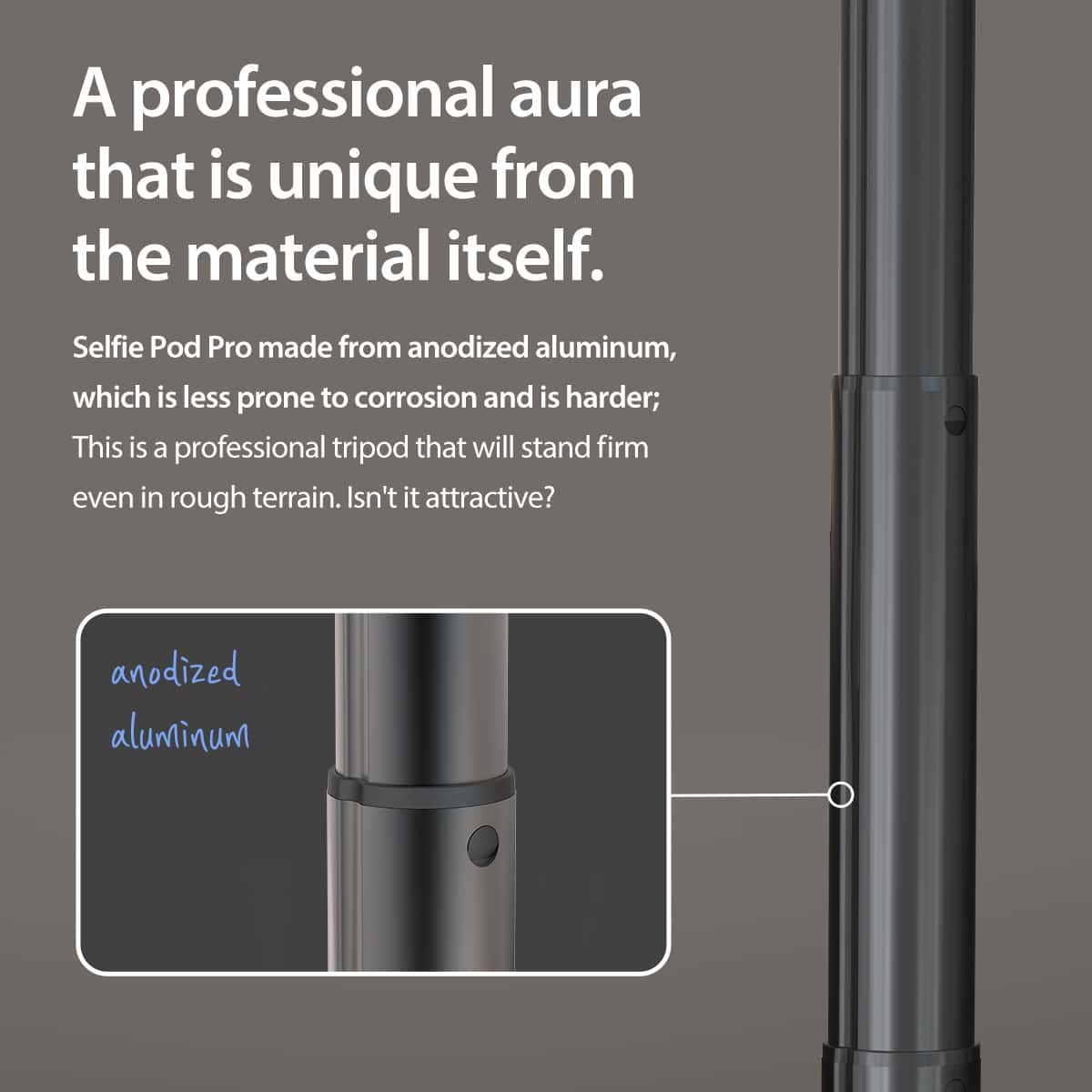 ARAREE MAGFIE POD PRO Selfie Stick Magnet Tripod Bluetooth 5.0