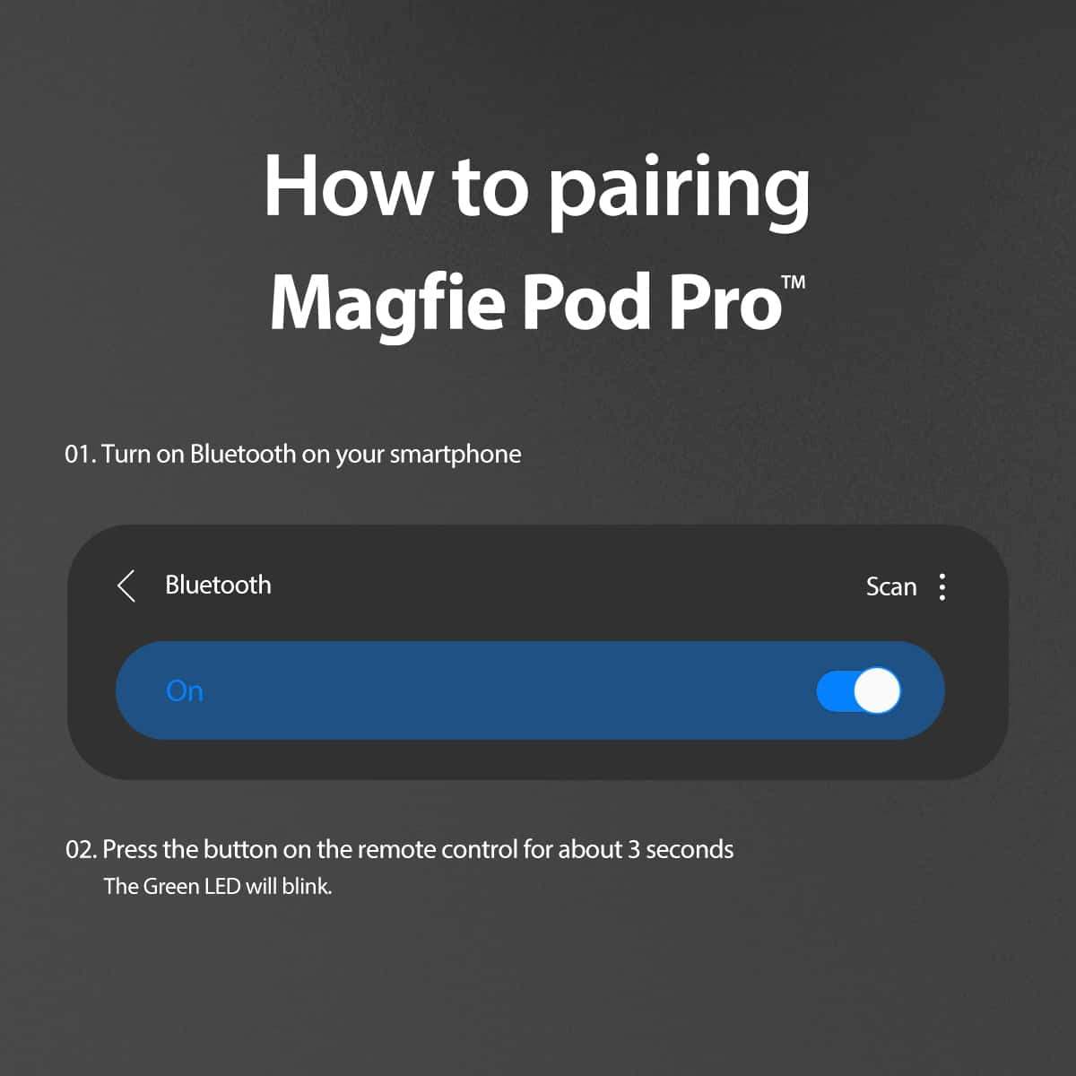 ARAREE MAGFIE POD PRO Selfie Stick Magnet Tripod Bluetooth 5.0