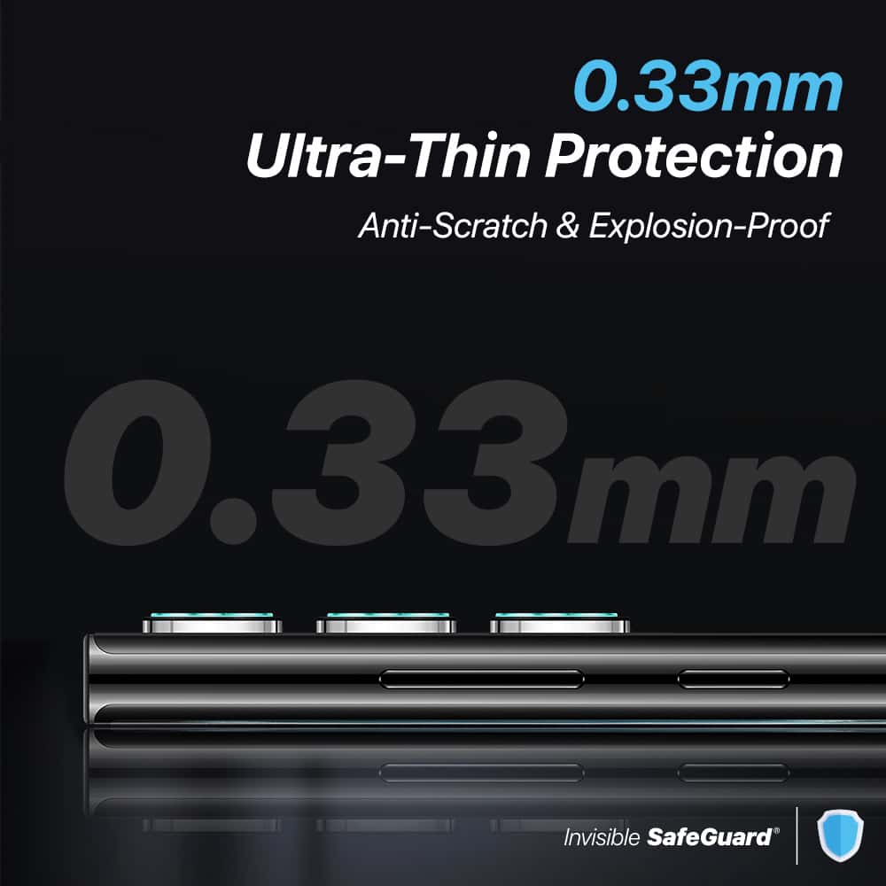 INVISIBLE SAFEGUARD 3D CAMERA LENS Samsung Galaxy S24 Series Camera Tempered Glass Protector