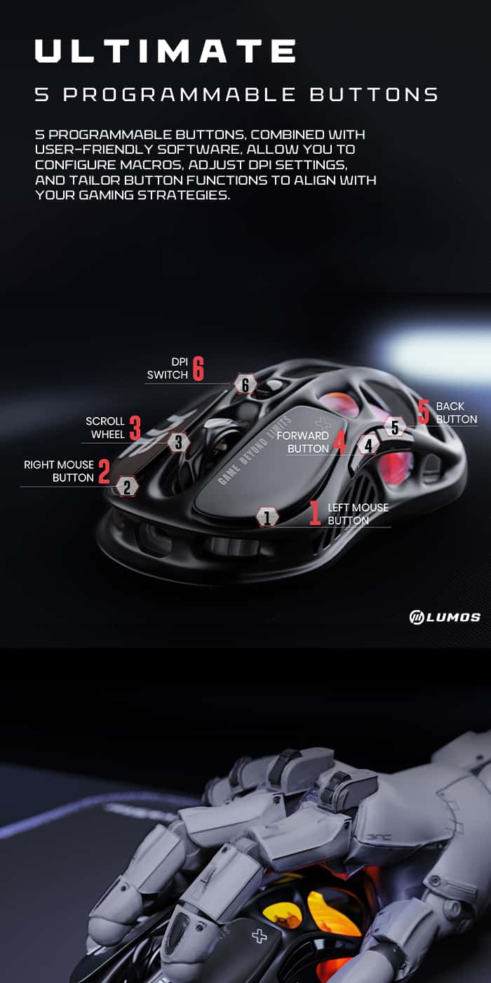 GRAVASTAR MERCURY M2 Wireless Mouse
