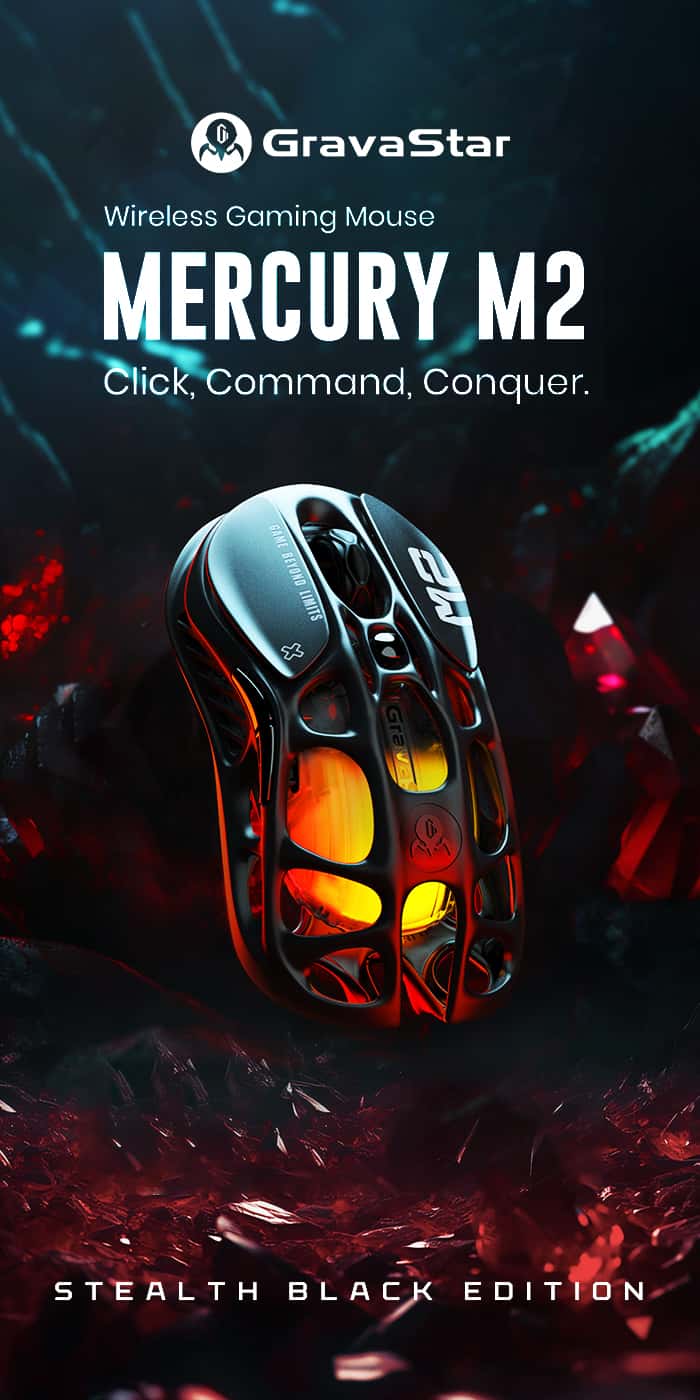 GRAVASTAR MERCURY M2 Wireless Mouse