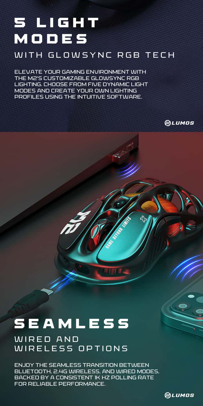 GRAVASTAR MERCURY M2 Wireless Mouse