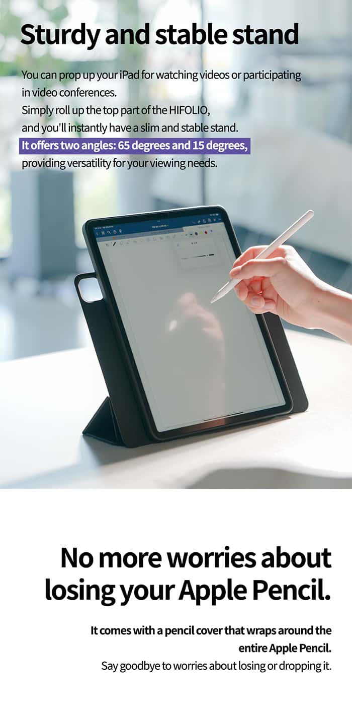Araree HIFOLIO for iPad Pro / iPad Air 11 / 13 inch (M4 / M2)