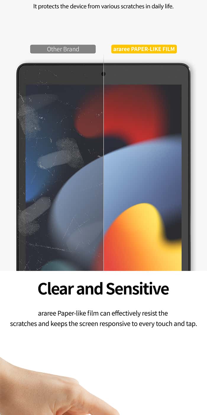 Araree PAPER-LIKE FILM Screen Protectors for iPad Pro / iPad Air 11 / 13 inch (M4 / M2)