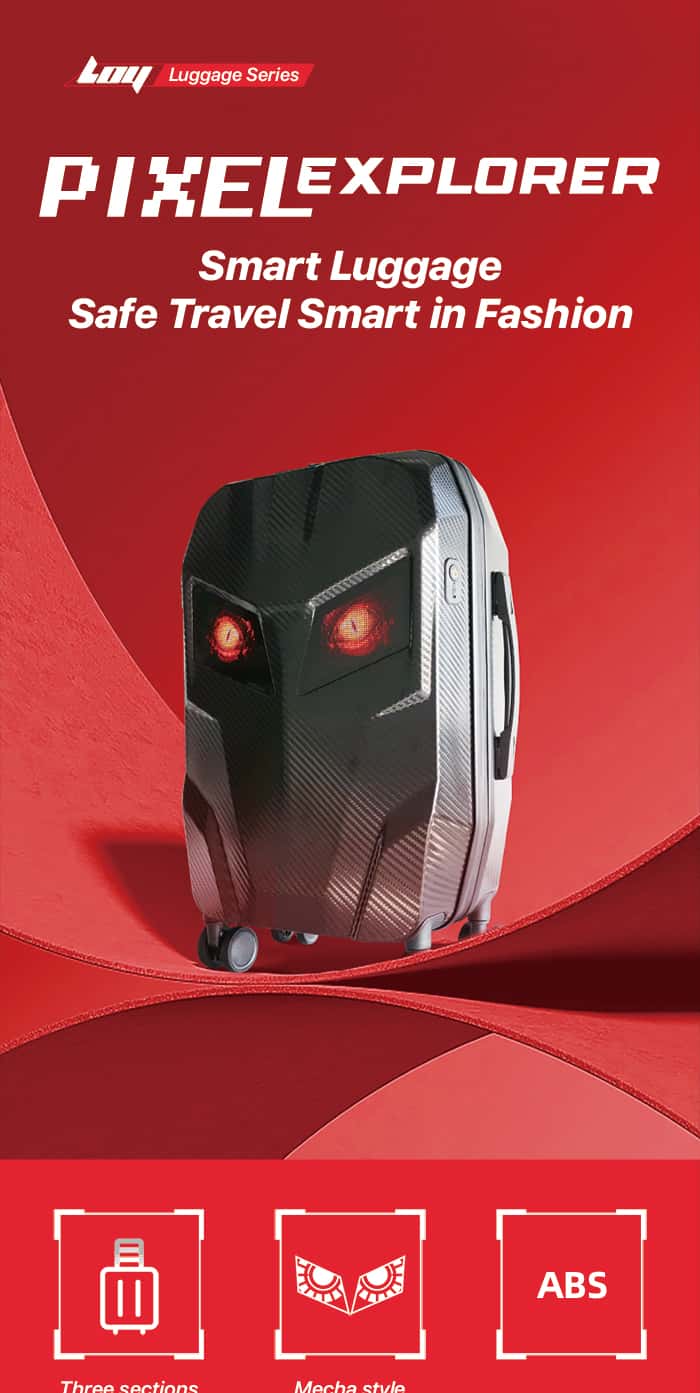 LOY PIXEL EXPLORER Luggage Suitcase