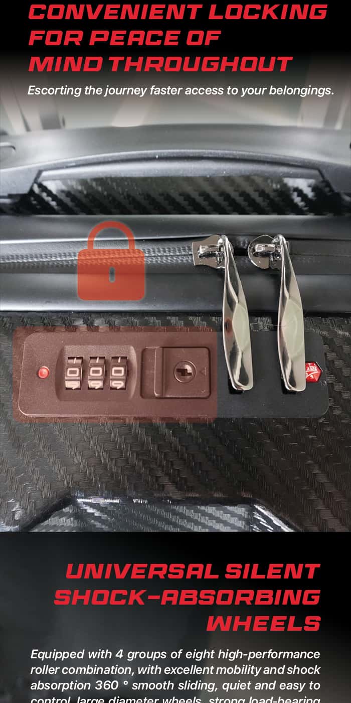 LOY PIXEL EXPLORER Luggage Suitcase