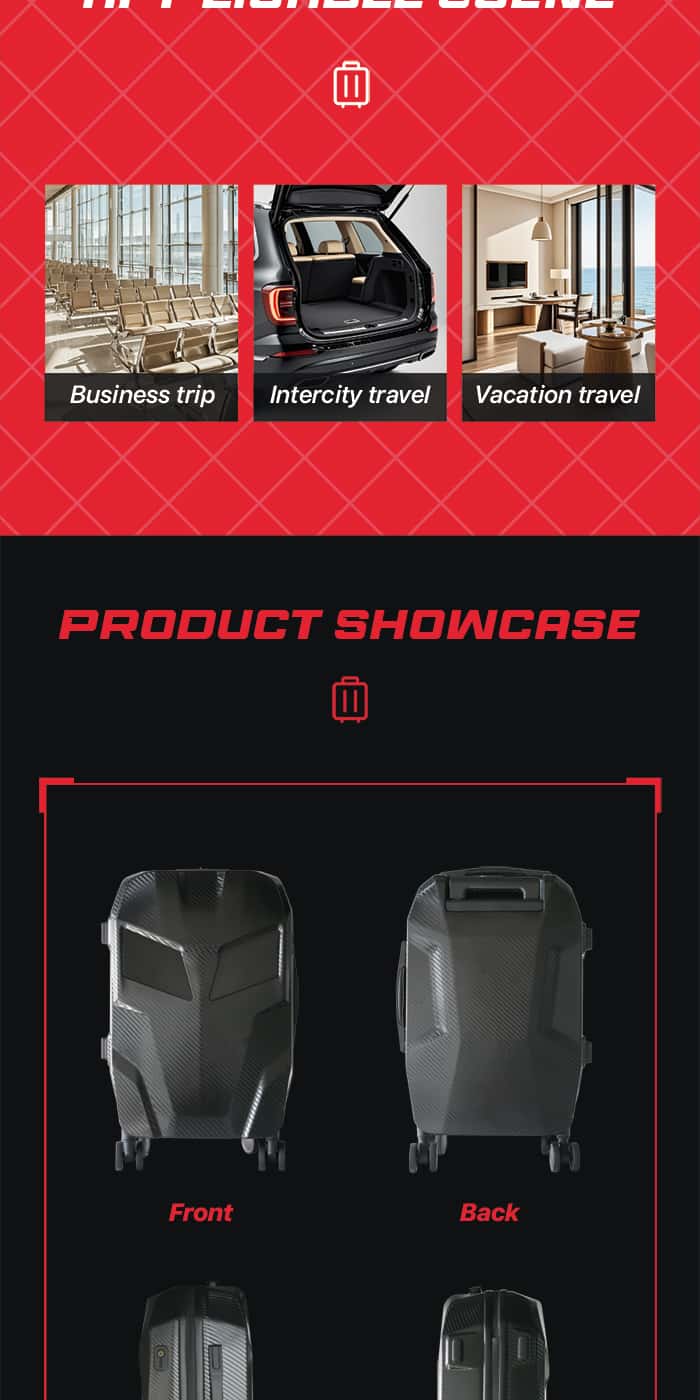 LOY PIXEL EXPLORER Luggage Suitcase
