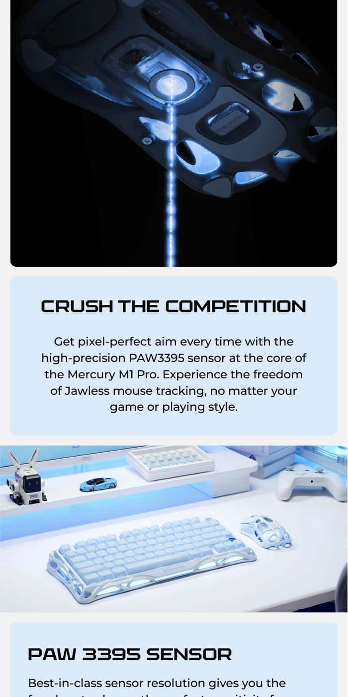GRAVASTAR MERCURY M1 PRO Special Edition Wireless Gaming Mouse