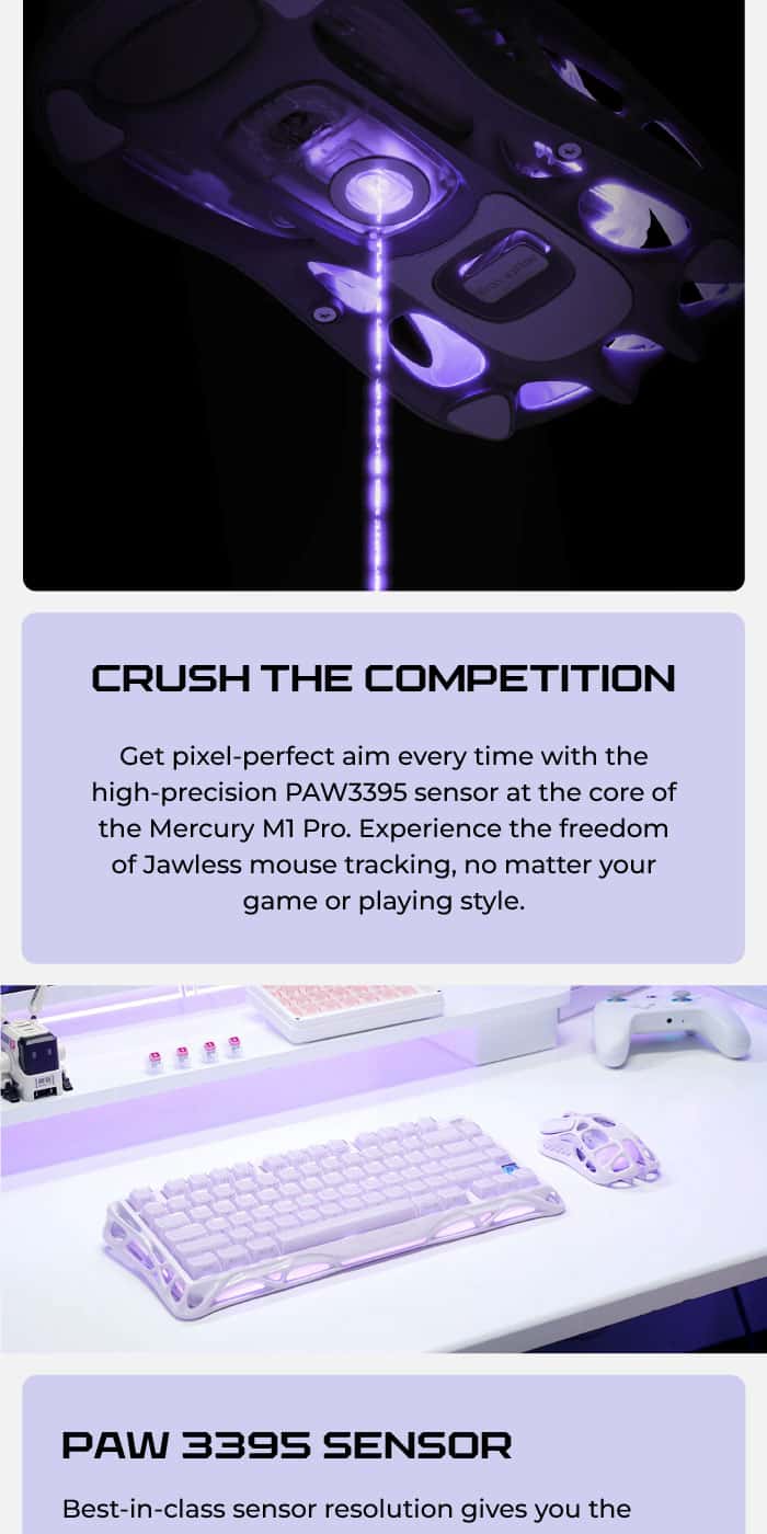 GRAVASTAR MERCURY M1 PRO Special Edition Wireless Gaming Mouse