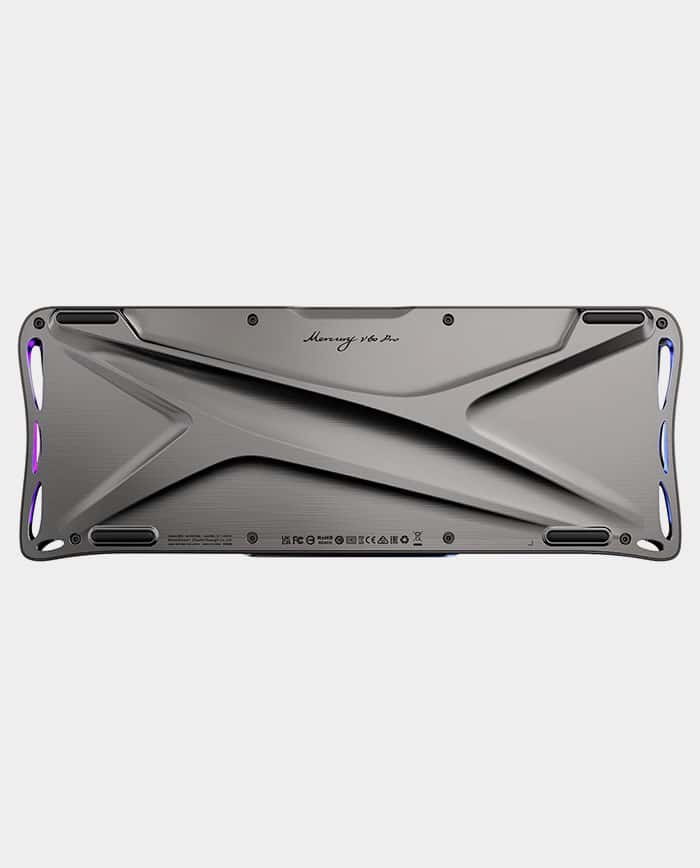 Gravastar Mercury V60 Pro 60% Gaming Hall Effect UFO Magnetic Switch Gaming Keyboard Gun Metal