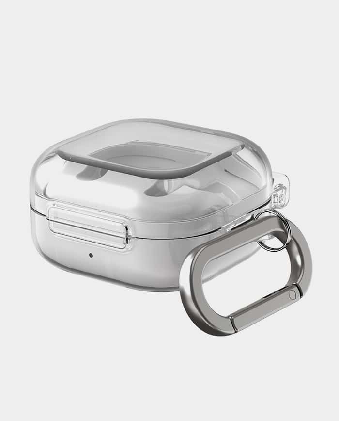 Araree NUKIN Hard Cover Case for Samsung Galaxy Buds 4 / Buds 4 Pro Clear