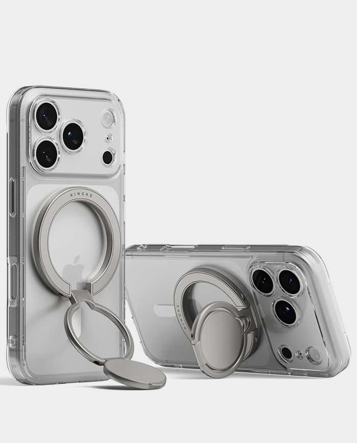 Ringke Dual Magnetic Smart Holder 3-Fold Kickstand Wobble-Free Support Super Slim Design 4.0mm