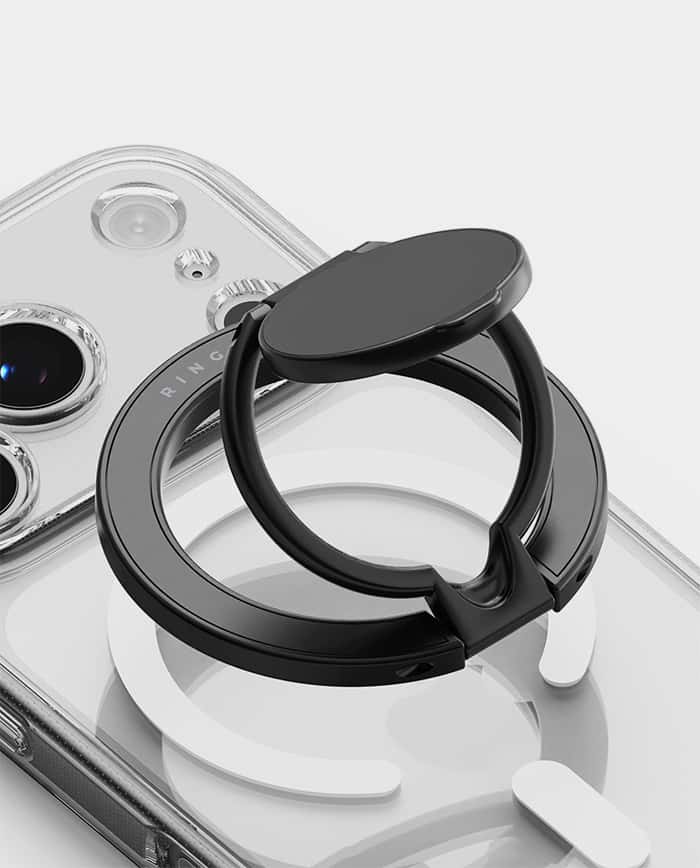 Ringke Dual Magnetic Smart Holder 3-Fold Kickstand Wobble-Free Support Super Slim Design 4.0mm