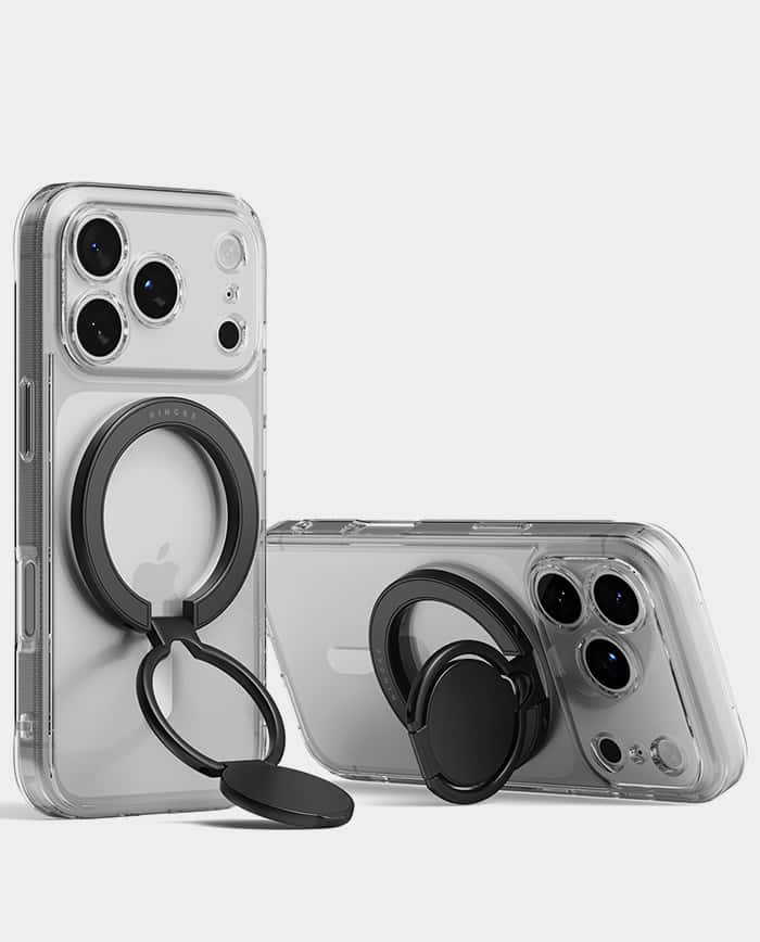 Ringke Dual Magnetic Smart Holder 3-Fold Kickstand Wobble-Free Support Super Slim Design 4.0mm