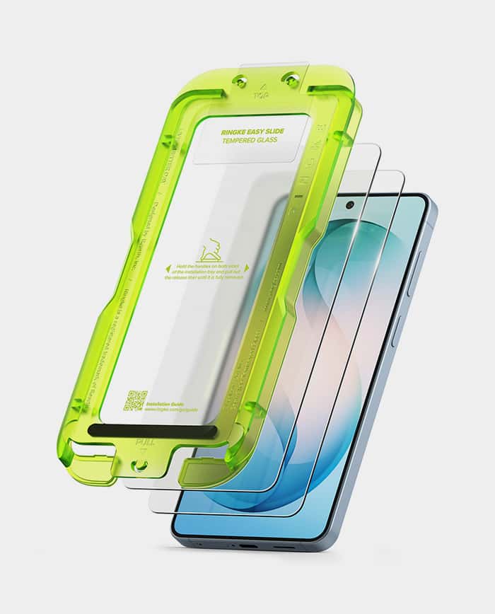 Ringke Easy Slide HD+ Clear Tempered Glass 2 pack for Samsung Galaxy S26 / S26 Plus / S26 Ultra