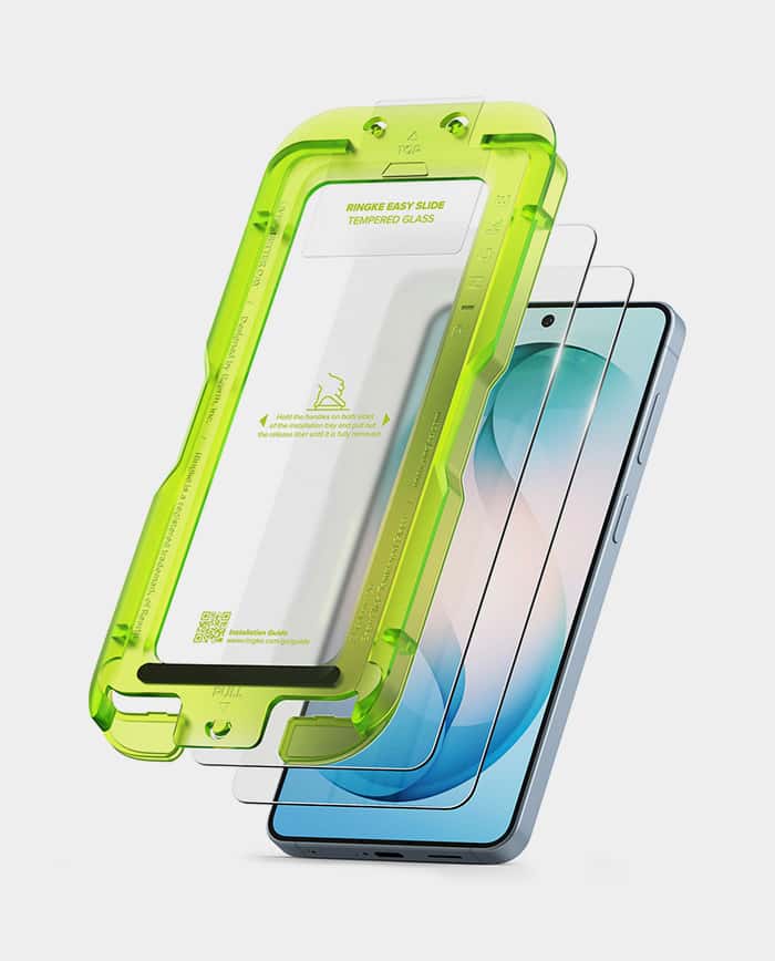 Ringke Easy Slide HD+ Clear Tempered Glass 2 pack for Samsung Galaxy S26 / S26 Plus / S26 Ultra