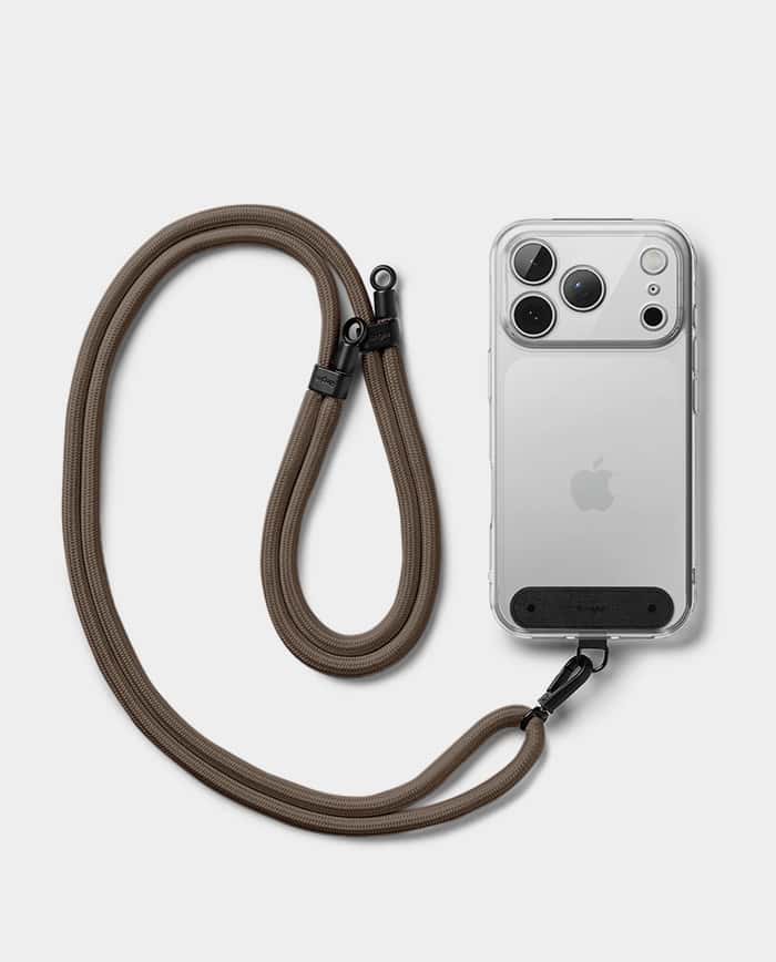 Ringke HOLDER LINK STRAP with Smart Device Universal Phone Lanyard Go Hands Free Length Adjustable