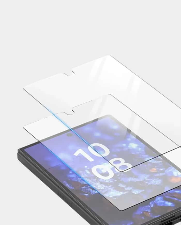 Araree Samsung Galaxy Z Fold 8 Core Tempered Glass Screen Protector 9H Hardness Full HD Clear 2 pcs in pack