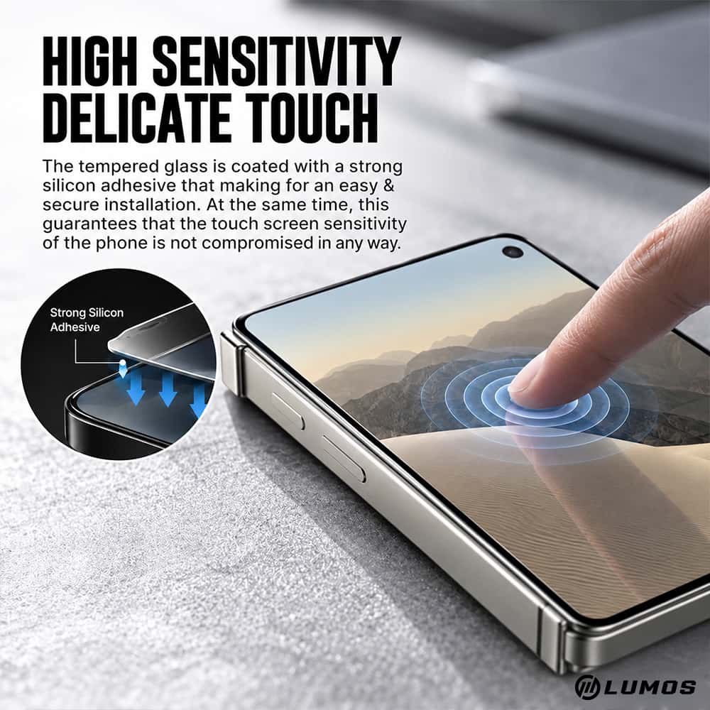 SIEGE Glastimate Premium Tempered Glass Screen Protector for IPhone Duo