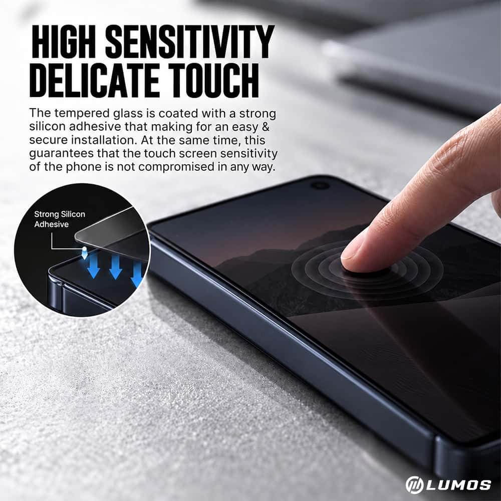 SIEGE Glastimate Premium Privacy Tempered Glass Screen Protector for IPhone Duo