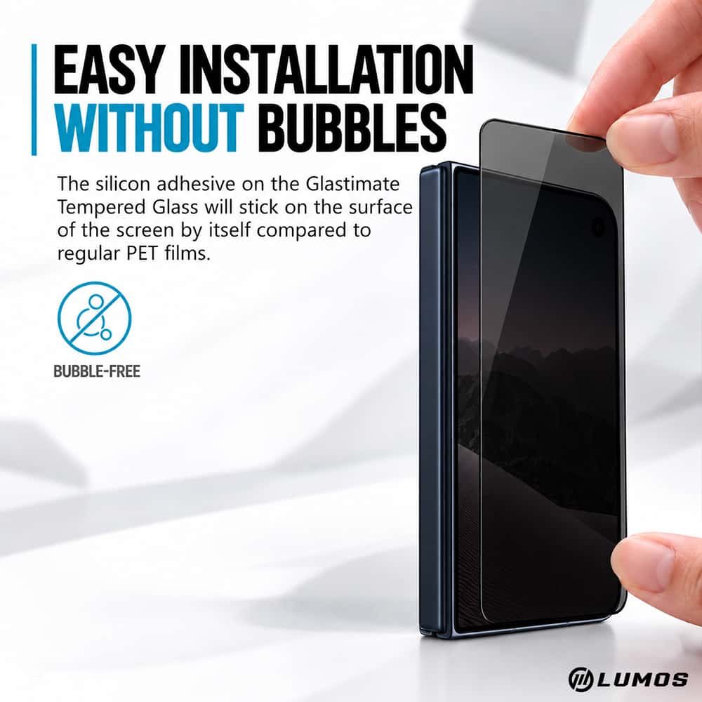SIEGE Glastimate Premium Privacy Tempered Glass Screen Protector for IPhone Duo