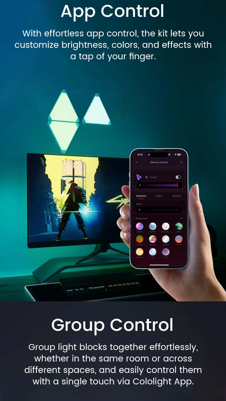 COLOLIGHT TRIANGLE Smart Control Panel 3
