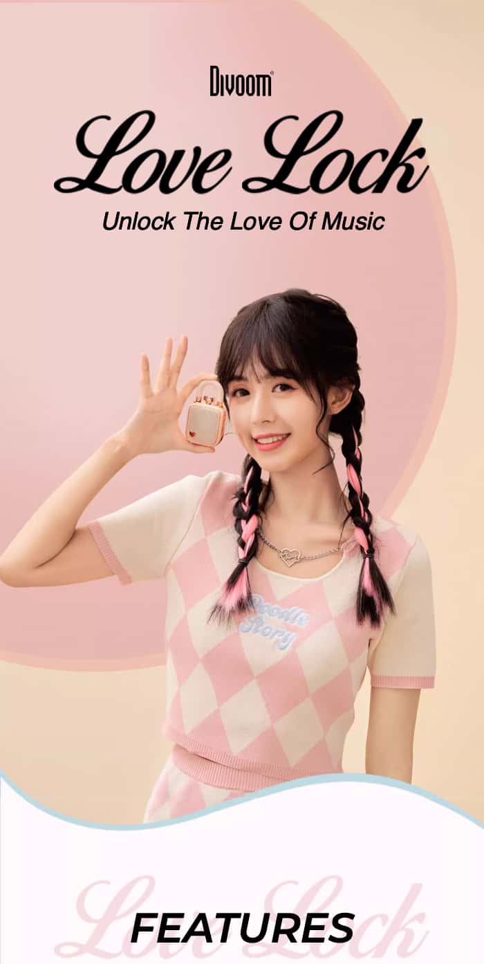 DIVOOM LOVE LOCK Mini Bluetooth Speaker