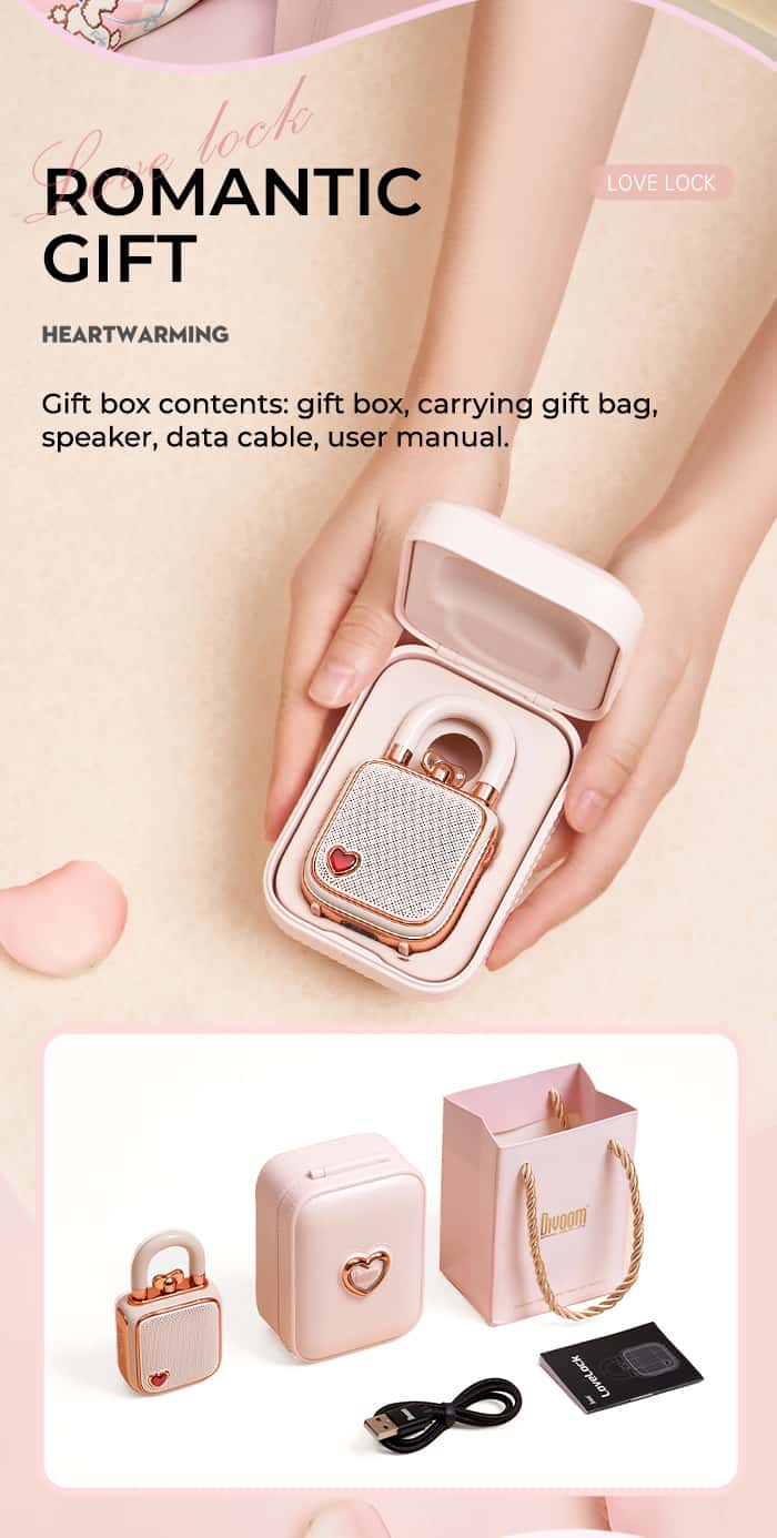 DIVOOM LOVE LOCK Mini Bluetooth Speaker