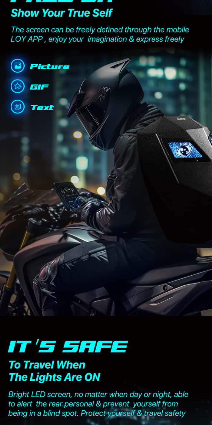 LOY STARKGAZE LED Knight Backpack