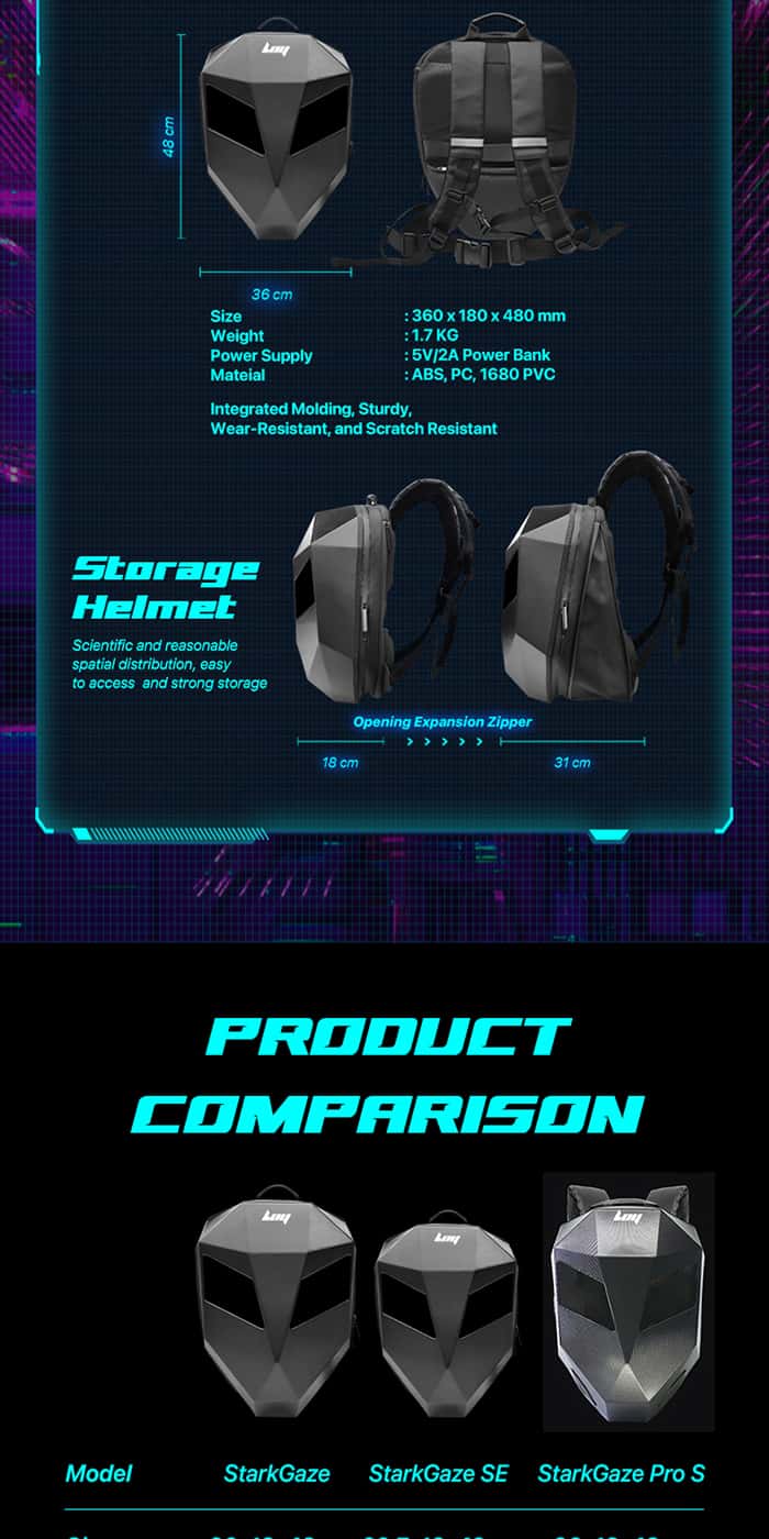 LOY STARKGAZE LED Knight Backpack