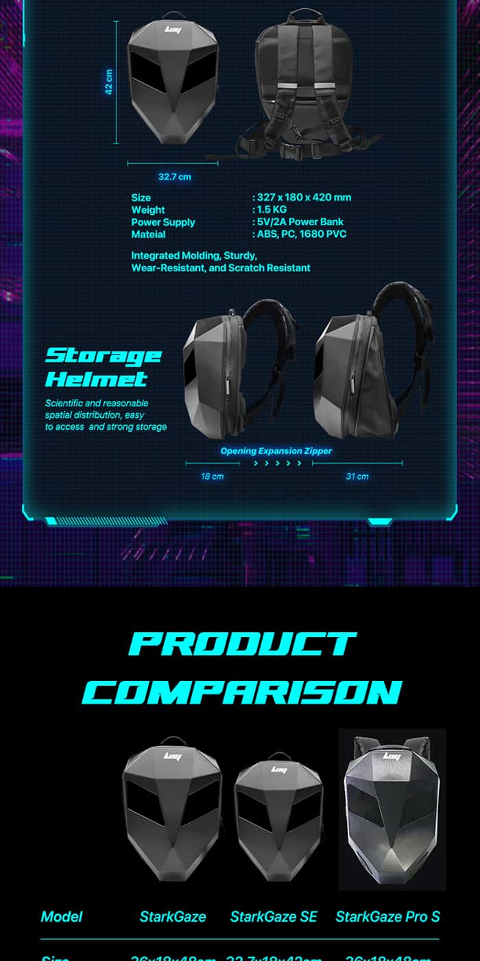 LOY STARKGAZE SE LED Knight Backpack