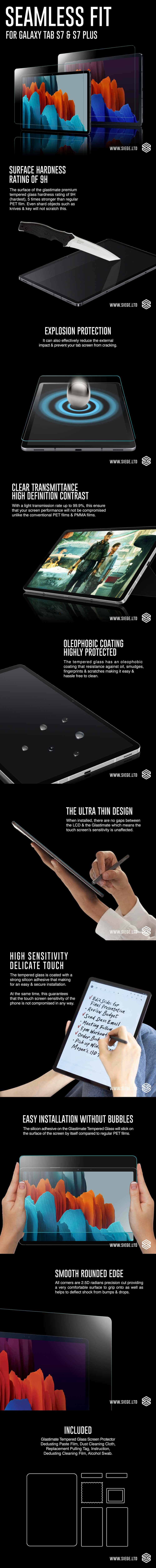 SIEGE GLASTIMATE GALAXY TAB S7