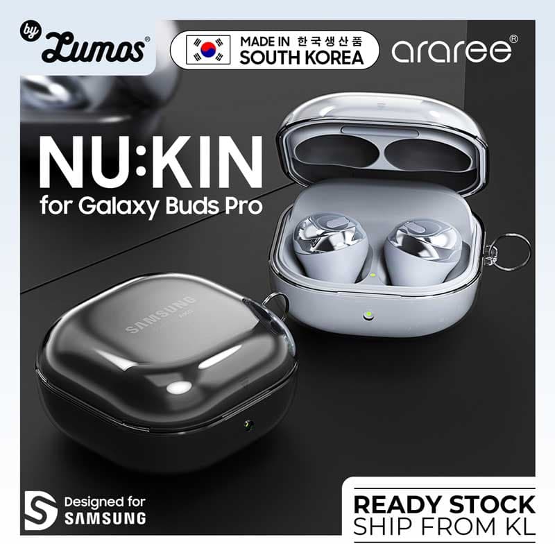 Araree Nukin Series Samsung Galaxy Buds Pro Case Hard Cover Casing – clear